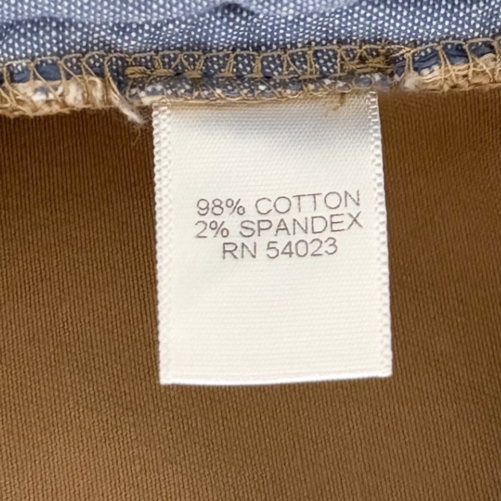 Banana Republic City Chino Khaki Tan Minimalist Cuffed Shorts Womens Size 10 - Picture 4 of 9